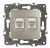 Розетка 2гн комп+комп RJ45+RJ45 с/у шампань механизм кат.5е 14-3108-04 Elegance ЭРА