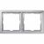 Рамка 2гн алюминий MERTEN Schneider Electric