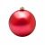 Елочная фигура "Шар" 20 см, цвет красный матовый Елочная фигура "Шар" 20 см, цвет красный матовый