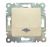 Makel Lillium крем. механизм выключателя  1кл с подсв.