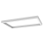 Светодиодный светильник VARTON Х-line прямоугольный подвесной 90 Вт 3000 К 1070x575x100 мм RAL9003 белый муар с рассеивателем опал