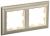 Рамка 2гн крем/шампань РУ-2-Бр BRITE IEK (10/100)