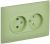 Розетка 2гн без З/К с/у мятный в сборе 10А SK-R10M SKANDY IEK (1/10/100)