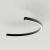 Светильник SP-LINE-HANG-ARC-C3535-D800-28W Warm3000 (BLACK, 230V) (Arlight, Металл)
