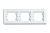 Рамка 3гн белый Defne Makel (1/20/200)