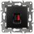 Розетка 1гн аудио с/у антрацит механизм 12-3111-05 Эра12 ЭРА (10/100/2500)