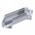 Угол д/листового кабель.лотка 90° горизонтальн. без соединит. разъема нержавеющая сталь серый ПРОМРУКАВ