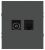 Розетка ЭРА Arktik 16-3110-06 комбинированная RJ45+TV графит Розетка ЭРА Arktik 16-3110-06 комбинированная RJ45+TV графит