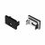 Заглушка SL-SLIM15-H10 BLACK с отверстием (Arlight, Пластик)