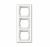 Рамка 3-пост. цвет белый Белое стекло глянцевый, стекло горизонт. и вертик., IP20 Axcent ABB