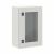 Корпус распред. шкафа 1двер. сталь серый 400мм 600мм 250мм с монтажной платой IP66 DKC