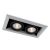 Встраиваемый светильник Metal Modern GU10 2x50Вт