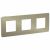 Рамка 3гн бронза/крем Unica STUDIO NEW Schneider Electric