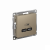 Розетка 1гн USB C с/у шампань механизм высокоскор.заряд. QC PD AtlasDesign Systeme Electric Розетка 1гн USB C с/у шампань механизм высокоскор.заряд. QC PD AtlasDesign Systeme Electric