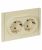 Розетка 2гн с З/К с/у ваниль безвинт.клем 16А FP424 FORTE&PIANO IEK (1/10/100)