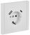 Розетка 1гн с З/К+2хUSB A+C шторки с/у белый винт.клем 18Вт 16А FP247 FORTE&PIANO IEK (1/10/100)