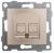 GUSI Bravo МЕХАНИЗМ розетки компьютерной и телефонной (RJ45, RJ12), скрытая установка. Цвет : шампань. GUSI Bravo МЕХАНИЗМ розетки компьютерной и телефонной (RJ45, RJ12), скрытая установка. Цвет : шампань.