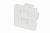 Hyperline SIP2-1K-M45-45 Вставка 45x45 (аналог Mosaic) для 1 модуля формата Keystone Jack, со шторкой