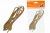 Шнур с плоской вилкой ШУ02 ШВВП 2х0,75мм2 1,7 м. бронза TDM Шнур с плоской вилкой ШУ02 ШВВП 2х0,75мм2 1,7 м. бронза TDM
