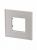 Рамка 1-пост. цвет кремово-белый прозрачная глянцевый, стекло горизонт. и вертик., IP20 Zenit ABB