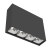 Светодиодный светильник VARTON DL-Box Reflect Multi 1x4 накладной 10 Вт 4000 К 150х40х115 мм RAL9005 черный муар 24°