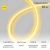 Гибкий неон LED SMD, форма – D, 16х16 мм, желтый, 120 LED/м, бухта 50 м