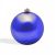 Елочная фигура Шар, 15 см, цвет синий матовый