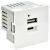PRIMER РКЮ-25-40-П Розетка USB A+C 4,2А (2 мод.) бел. IEK