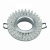 Светильник точечный встр MR16R-R12L-crystal под лампу JCDR GU5.3 с подсветкой прозрачный/ хром IN HOME (1/50)