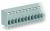 Клемма печатной платы 1 уровень, 4 соединителя, 320В 16А 4кВ сечение2.500мм² олово крепл. проводника, соединение с пружинным зажимом IP20 Wago