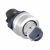 Селекторный переключатель 2-позиц. с рукояткой цвет серый 22.2мм с подсветкой, с фиксацией, IP65 DKC (ДКС) Селекторный переключатель 2-позиц. с рукояткой цвет серый 22.2мм с подсветкой, с фиксацией, IP65 DKC (ДКС)