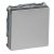 Розетка SE MERTEN 1-мест. механизм с накладкой с З/К скр. уст-ки16А 220-250В с крышкой IP20 алюм.