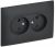 Розетка 2гн без З/К шторки с/у графит в сборе 10А SK-R09G SKANDY IEK (1/10/100)