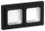 FLITE Рамка 2-мест. IP55 Рпро-2-55-ФлЧ чер. IEK