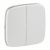 Лицевая панель выключателя 2кл с/у жемчуг ALLURE Legrand  (1/5)