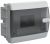 Бокс ЩРВ-П-6мод встр. пласт бел (дв.прозр) IP41 UNION Compact IEK (1/8)