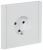 Розетка 1гн с З/К шторки с/у белый винт.клем 16А FP215 FORTE&PIANO IEK (1/10/100)