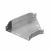 Угол д/листового кабель.лотка 45° горизонтальн. без соединит. разъема нержавеющая сталь серый ПРОМРУКАВ