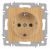 Розетка 1гн с З/К с/у сосна механизм 16А 6-202-11 Accent Intro (1/10/200)