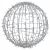 Светодиодная фигура Шар диаметр 50см 200 LED ТЕПЛЫЙ БЕЛЫЙ эффект мерцания 230В NEON-NIGHT
