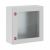 Корпус распред. шкафа 1двер. сталь серый 600мм 600мм 250мм с монтажной платой IP66 DKC
