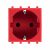 Розетка ДКС 1-мест. 2мод. для каб.-канала16А 220-250В со шторками IP20 красн. Розетка ДКС 1-мест. 2мод. для каб.-канала16А 220-250В со шторками IP20 красн.
