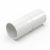 Патрубок-муфта белая д40 (20шт/220шт уп/кор) Промрукав Патрубок-муфта белая д40 (20шт/220шт уп/кор) Промрукав