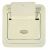 Makel Mimoza крем/крем выключатель с карт. ключом без задержки отключения