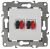 Розетка 2гн аудио+аудио с/у белый механизм12-3112-01 Эра12 ЭРА (10/100/2500) Розетка 2гн аудио+аудио с/у белый механизм12-3112-01 Эра12 ЭРА (10/100/2500)
