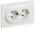 Розетка 2гн с З/К шторки с/у белый в сборе 16А РСш12-3-БрБ BRITE (1/10/100) Розетка 2гн с З/К шторки с/у белый в сборе 16А РСш12-3-БрБ BRITE (1/10/100)