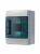 Бокс ЩРН-П-4мод настен пласт бел (дв. прозр)IP65 (с клемм) Mistral ABB (1)