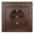 Розетка 1гн с З/К с/у венге 16А 1-202-10 Intro Plano ЭРА Розетка 1гн с З/К с/у венге 16А 1-202-10 Intro Plano ЭРА