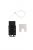 WRline Вставка Keystone Jack RJ-45, 90 градусов, категория 5e, неэкранированная, заделка тип 110, цвет черный